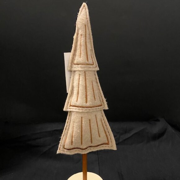 Wonder Shop "Tan" Felt Holiday Tree - Picture 1 of 6